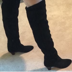 Dolce Vita Black Suede Over-the-knee Boots